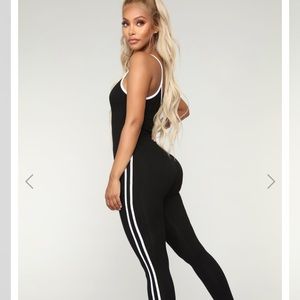 NWT Fashion Nova Workout Jumpsuit! Super cute!
